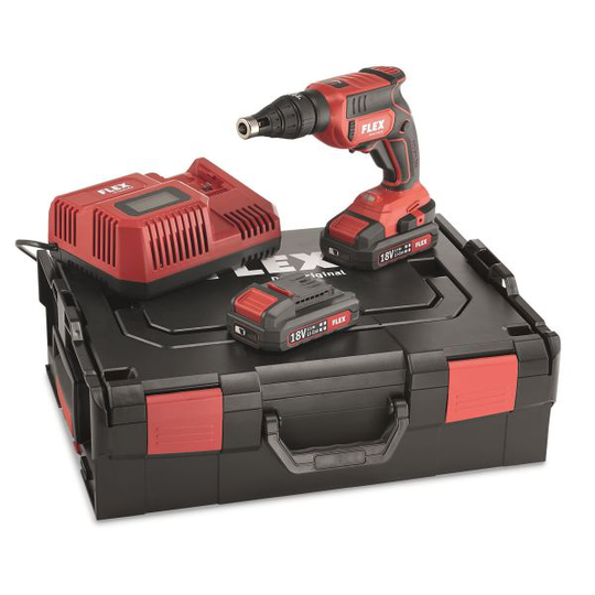 Flex DW45 18.0-EC Set Kipsiruuvinväännin sis. akun ja laturin