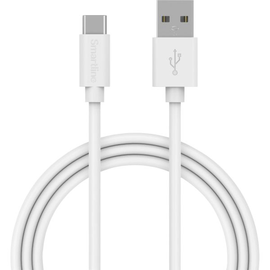 Smartline 4006135401 Latauskaapeli USB-C/USB-A, 3 metriä