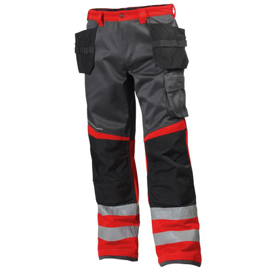 Helly Hansen Workwear Alna Työhousut huomioväri, punainen/musta C48