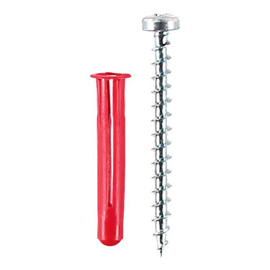ESSVE TB Muovitulppa mukana ruuvi, 6 kpl 4,0x45mm