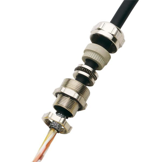 Rutab 1461846 Ruuvattava liitin PG11 Kaapeli Ø6,5-9 mm, häiriösuoja: Ø3,5-7,5 mm