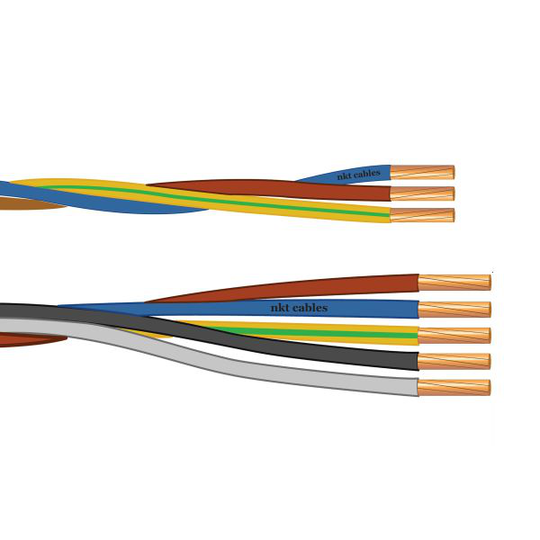NKT FQ Asennuskaapeli kierretty, 300 m/puola 3G1,5 mm²