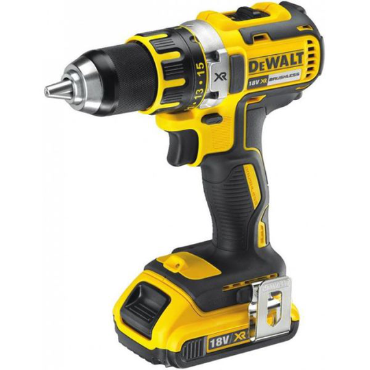 Dewalt DCD790D2 Porakone-ruuvinväännin 2 x 2,0 Ah:n akku ja laturi