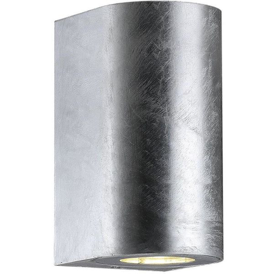 Nordlux CANTO 49721031 Seinävalaisin 2x6W LED, IP44, 2700K Teräs