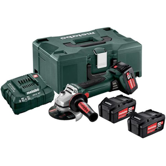 Metabo W 18 LTX 125 Quick Set Kulmahiomakone Ø 125 mm, sis. akun ja laturin