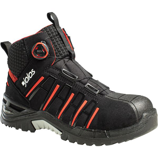 Jalas 9985 Exalter Easyroll Suojakengät S3, BOA, musta/punainen 34