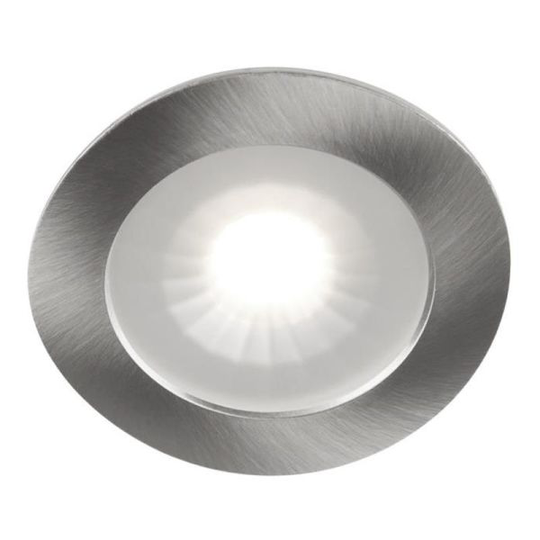 Hide-a-Lite 1202 Downlight-valaisin 12V, 4000K Harjattu teräs