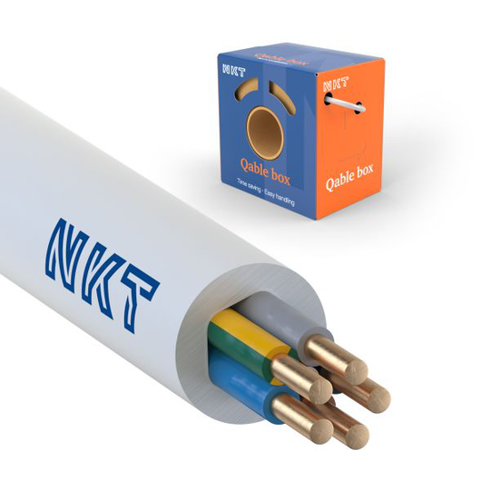 NKT EXQ XTRA Asennuskaapeli 5G2,5 mm², 300/500 V 25 m, kartonki