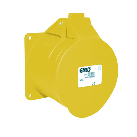 Garo UI 316-4 S Paneelin ulostulo IP44, 4-napainen, 16A Keltainen, 4 h