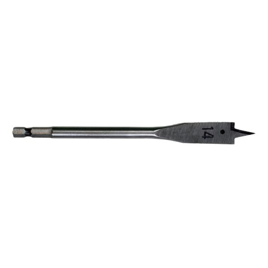 ESSVE 9995940 Puuporanterä 400 mm, lapiopora, 1/4", ruuvikärkikiinnitys Ø6 mm