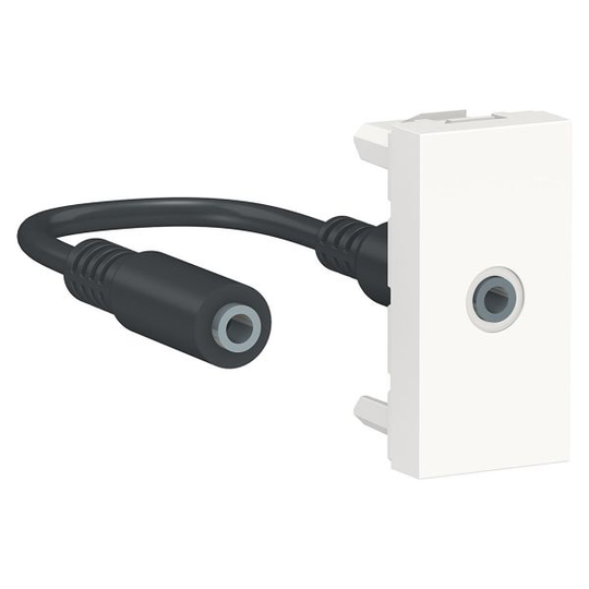 Schneider Electric NU343318 Stereopistoke 3,5 mm, Unica sysm+