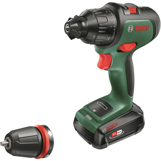 Bosch DIY Advanced Impact 18 Iskevä ruuvinväännin 2 x 2,5 Ah:n akku ja laturi