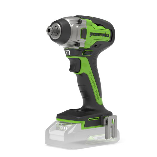 Greenworks GD24ID3 Iskevä ruuvinväännin ei sis. akkua ja laturia
