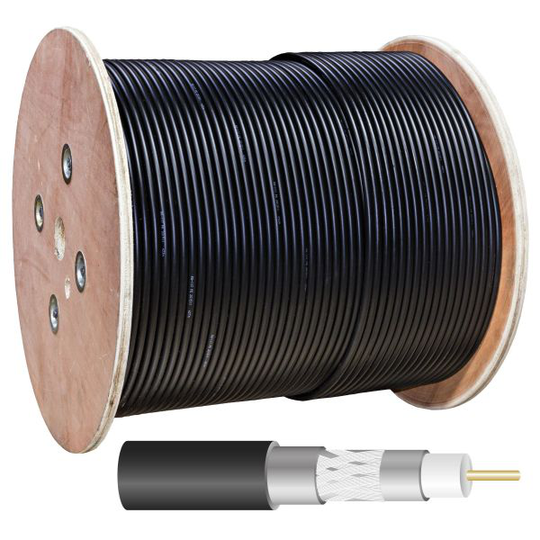Televes RG-11TS Koaksiaalikaapeli 1,6/7,1 mm, kolminkertainen suoja, 500 m
