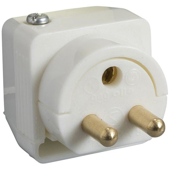 Schneider Electric 189516100 Lampun pistoke maadoitettu, 2-napainen, kaapeliasennukseen