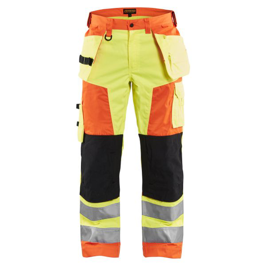 Blåkläder 8827-1804 Limited Edition Vyötäröhousut huomioväri, keltainen/oranssi C44