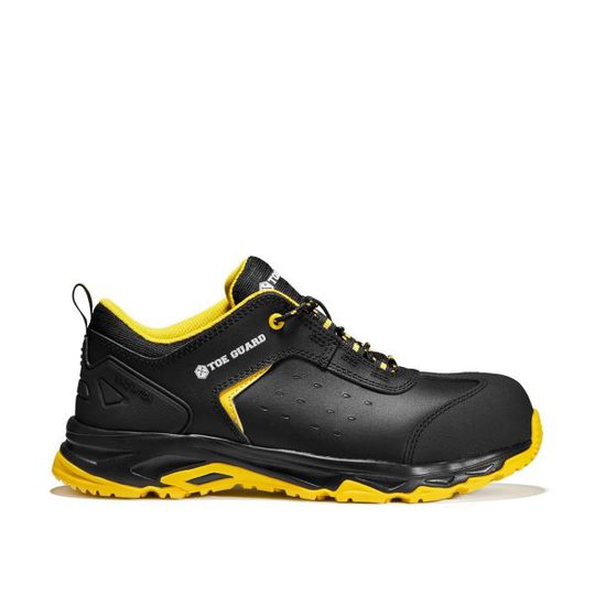 Toe Guard Wild Low Turvakengät musta/keltainen, S3, lasikuitukärki 36