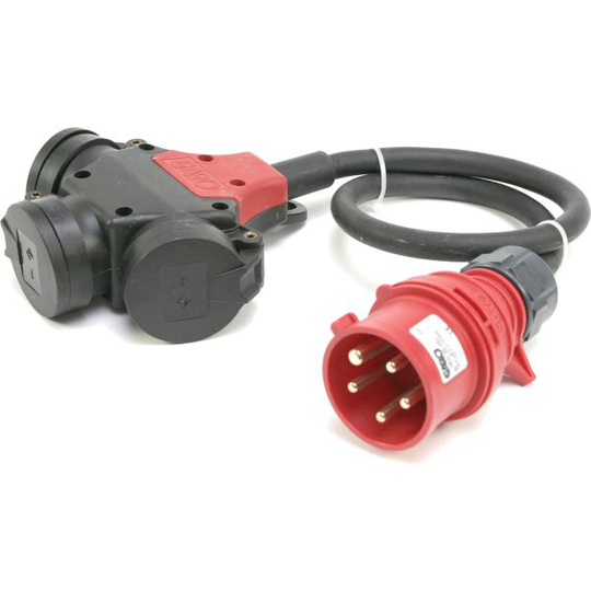 Garo Elflex G-U 400-05 Haaroitusjatkojohto 400-230V, 3-osainen, 0.8 m