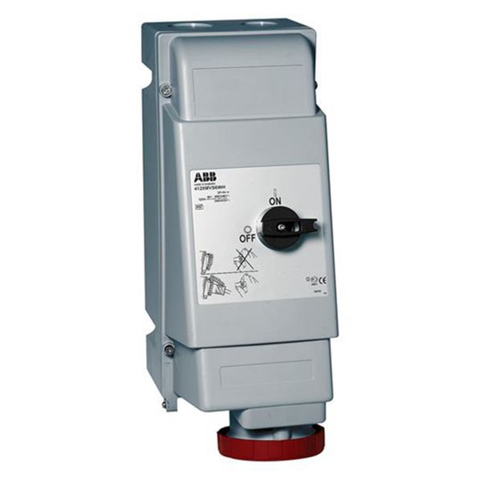 ABB 2CMA167700R1000 Seinäpistorasia IP44, 3P+J, 32 A 400 V