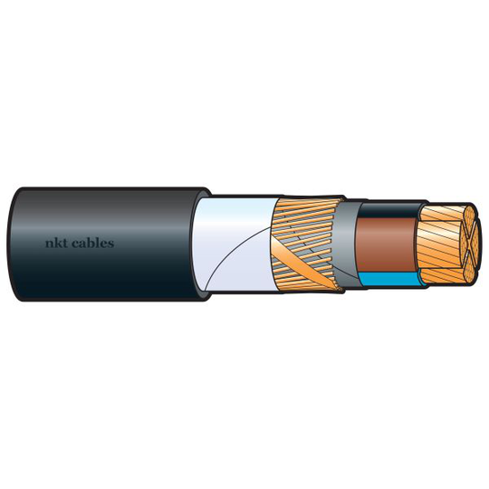NKT TFX4305301 Maadoituskaapeli FXQJ, 1 kV, Dca, kela 500 m 3x2,5/2,5 mm²