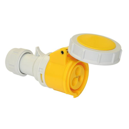 Garo SV 316-4 S Jatkopistorasiat IP67, 4-napainen, 16A 110 V, keltainen, 4 h