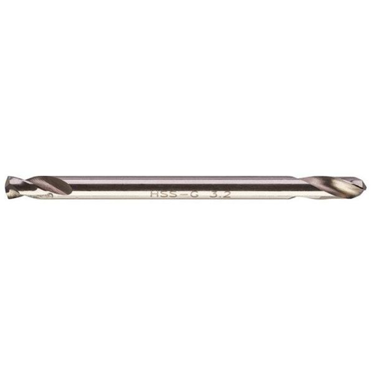 Milwaukee HSS G Metalliporanterä kaksipäinen, 10 kpl:n pakkaus 3,2 mm