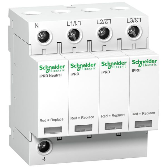 Schneider Electric A9L20601 Ylijännitesuoja epäsuoria salamaniskuja vastaan, iPRD 20/ 20R 3 johdin, koskettimella
