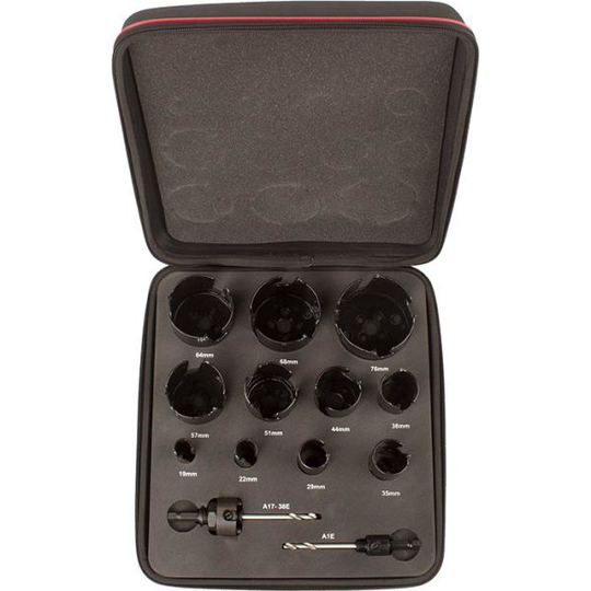 Starrett KMP11021 Reikäsahasarja Multi Purpose, 13 osaa
