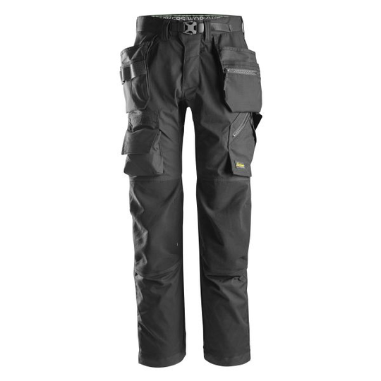 Snickers 6923 FlexiWork Lattia-asentajan housut musta C40