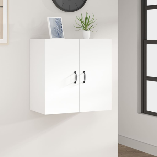 vidaXL Seinäkaappi valkoinen 60x31x60 cm tekninen puu