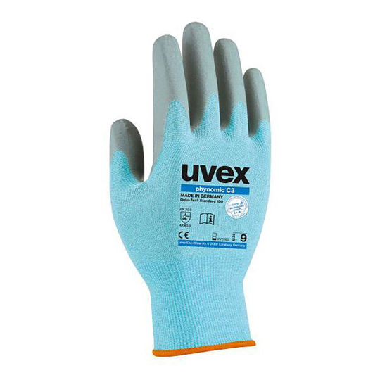 uvex PHYNOMIC C3 Viiltosuojakäsine vuoraamaton 6