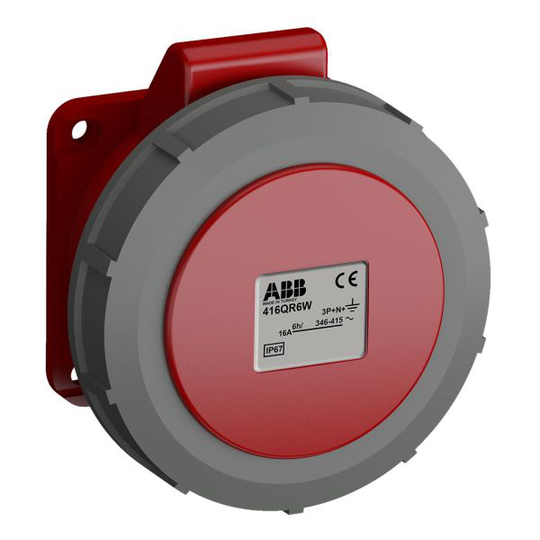 ABB 2CMA102338R1000 Paneelin ulostulo pikaliitettävä, tärinänkestävä Suora, 5-nastainen, IP67