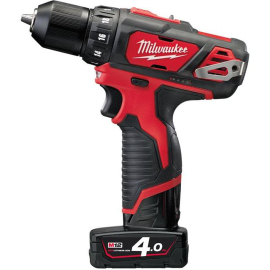 Milwaukee M12 BDD-402C Porakone-ruuvinväännin sis. akun ja laturin