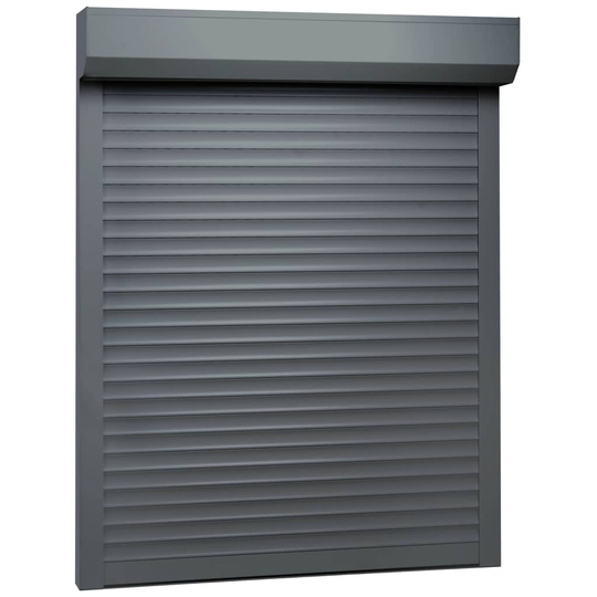 vidaXL Rullakaihdin alumiini 140x150 cm antrasiitti