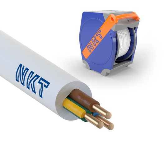 NKT EXQ XTRA Asennuskaapeli 3G1,5 mm², 300/500 V 500 m, qaddy