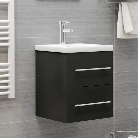 vidaXL Allaskaappi harmaa 41x38,5x48 cm lastulevy