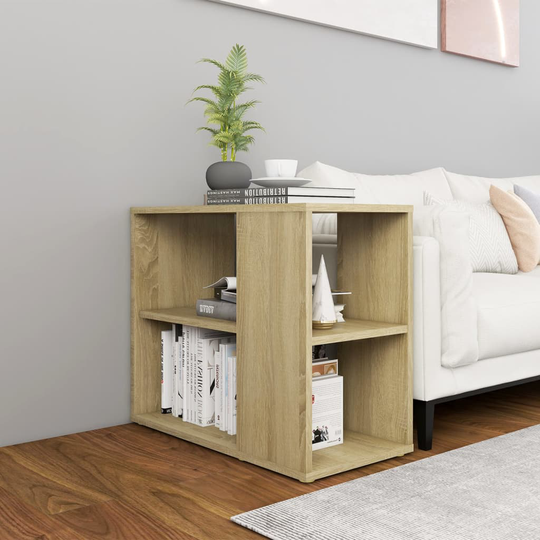 vidaXL Sivukaappi Sonoma-tammi 60x30x50 cm lastulevy
