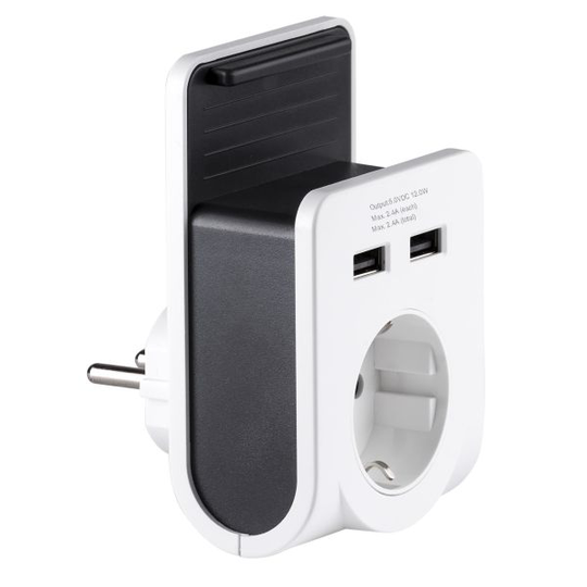 Gelia 4000060231 Latausasema 1-osainen ja 2 x USB pidikkeellä