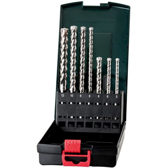 Metabo 626245000 Poranteräsarja SDS-plus P4P, 7 osaa