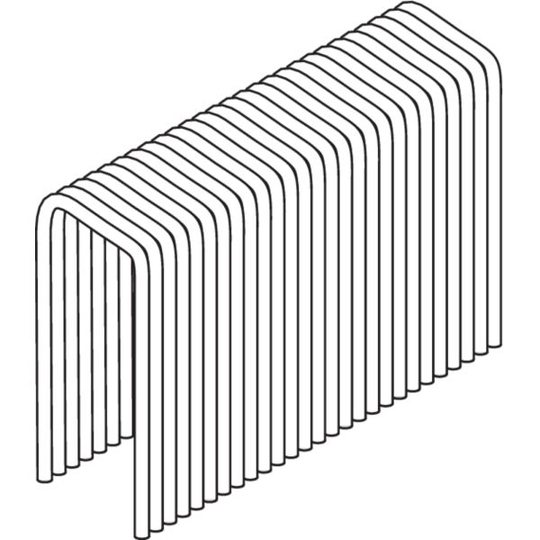 ESSVE H500 Kiinnike 10,8 mm:n selkäosa, kiiltosinkitty 10,8 x 20 mm, 5800 kpl