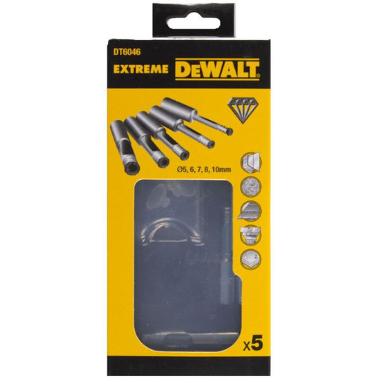 Dewalt DT6046-QZ Timanttiporasarja Ø5-10 mm