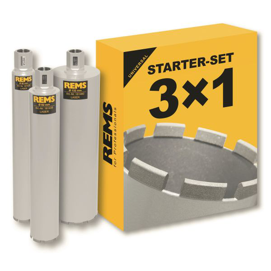 REMS 181111 R Timanttikeernaporanteräsarja UDBK-LS laser