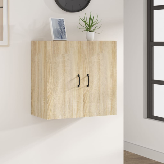 vidaXL Seinäkaappi Sonoma-tammi 60x31x60 cm tekninen puu