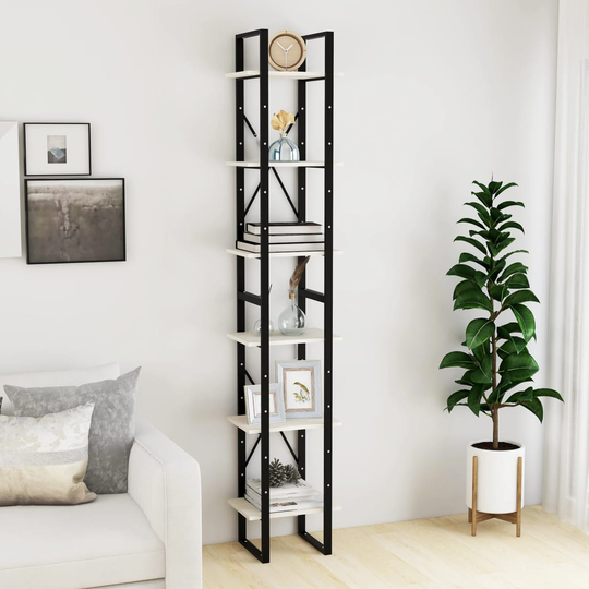 vidaXL Korkea kaappi valkoinen 40x30x210 cm täysi mänty
