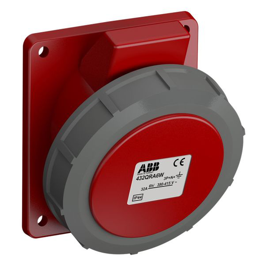 ABB 2CMA102397R1000 Paneelin ulostulo pikaliitettävä, tärinänkestävä Kulma, 5-nastainen, 32 A
