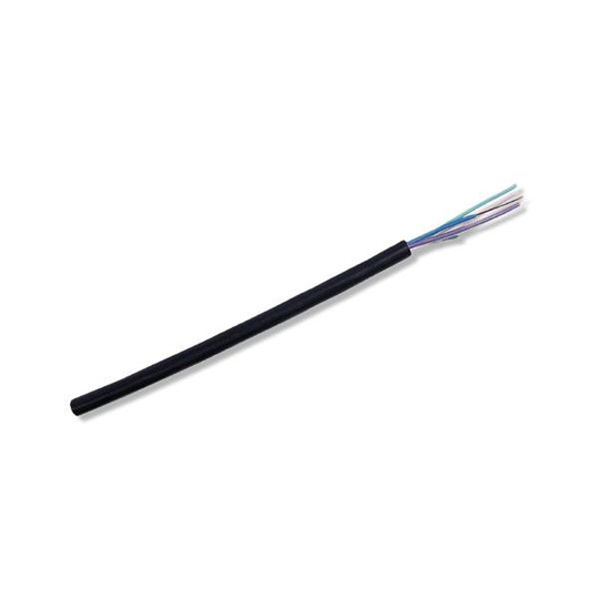 Nexans ELLY Telekaapeli 4 x 0,6 mm, musta 1 m, katkaistu