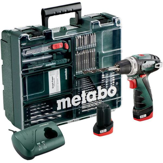 Metabo POWERMAXX BS BASIC SET Porakone-ruuvinväännin sis. akun ja laturin