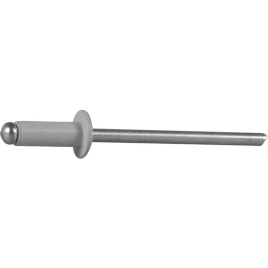 ESSVE 62739 Vetoniitit Ø4x10 mm, alumiini/teräs, avoin Valkoinen, 600 kpl