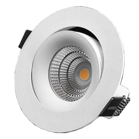 Designlight P-1603527 Downlight-valaisin 7 W, säädettävä, valkoinen 2700 K