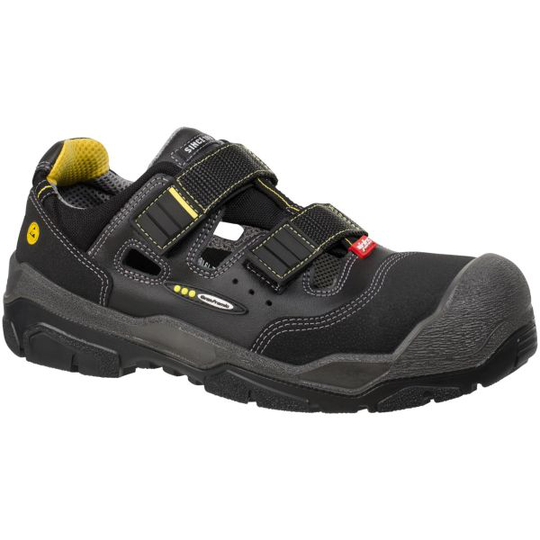 Jalas 1518 Antislip+ Suojasandaali S1P, musta 35